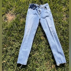 Agolde Los Angeles "Nico" distressed jeans - size 27